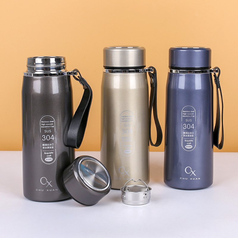 Bouteille Thermos Isotherme en Acier Inoxydable 304 - Modèle Chu Xuan 0202/Tao San 082