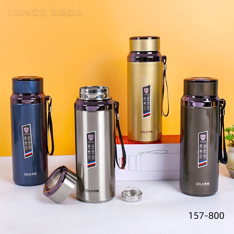 Conlin 157-800 Bouteille Thermos Isotherme sous Vide - Gobelet Isolant Professionnel