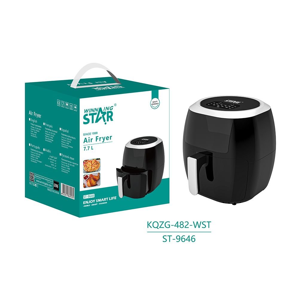 Friteuse à Air Chaud ST-9646 - 1800W - 7.7L avec Minuteur 0-60min