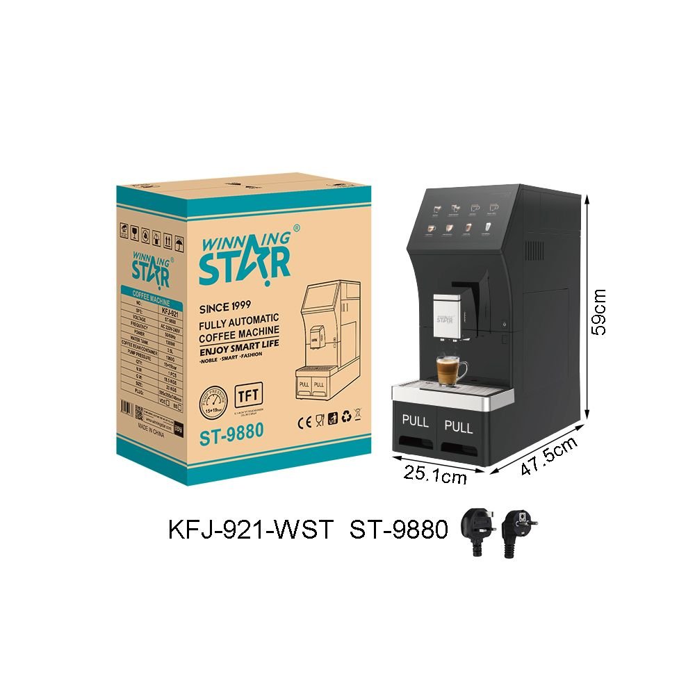 ST-9880 WINNING STAR Machine à Café Automatique Professionnelle
