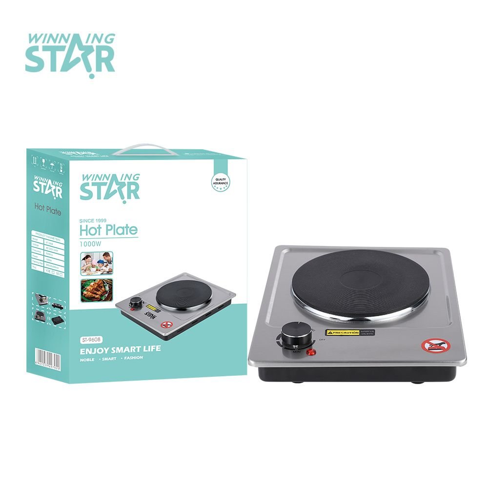 ST-9608 Plaque de Cuisson Électrique Portable Mono-Feu - Nouveau Design