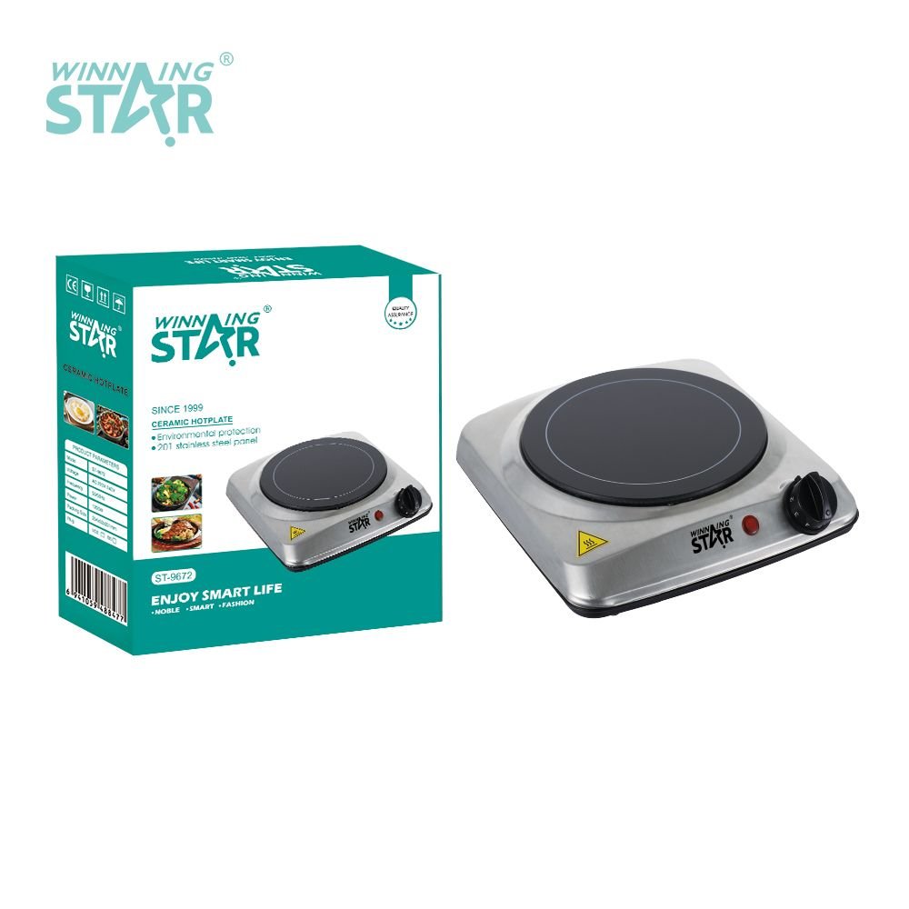 ST-9672 Réchaud Électrique Céramique Mono-Foyer 177mm - 1200W