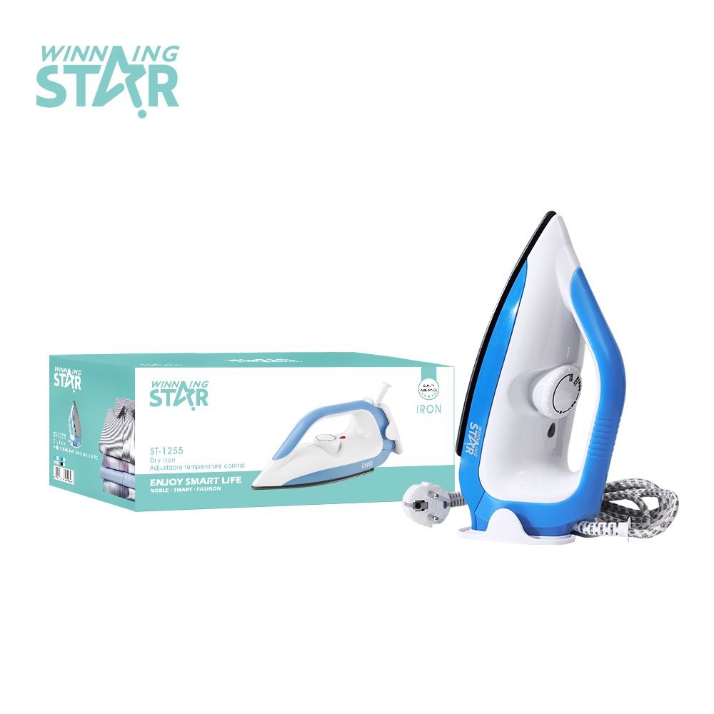 Fer à Repasser Électrique Sec ST-1255 WINNING STAR 1300W