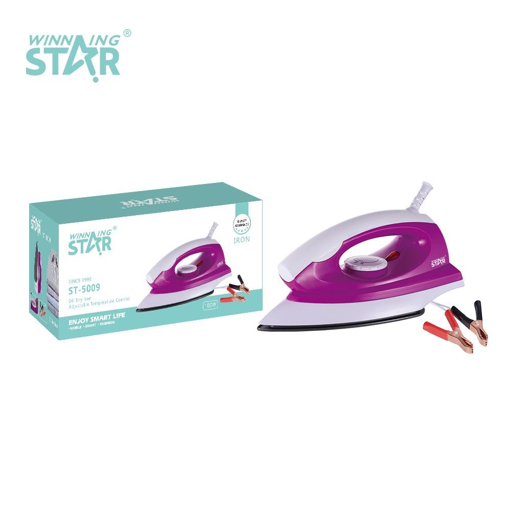 ST-5009 Fer à Repasser Sec Portable Usage Domestique 100W