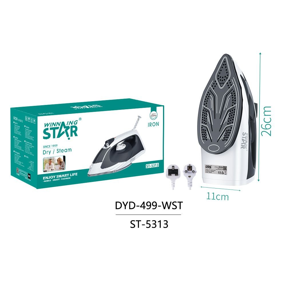 ST-5313 Fer à Repasser Électrique Portable à Vapeur 2000W - Réservoir 260ml