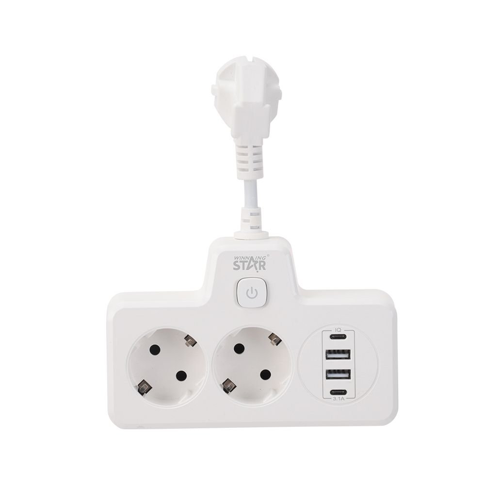Rallonge Électrique ST-1022U WINNING STAR AC220-250V 10A/2500W