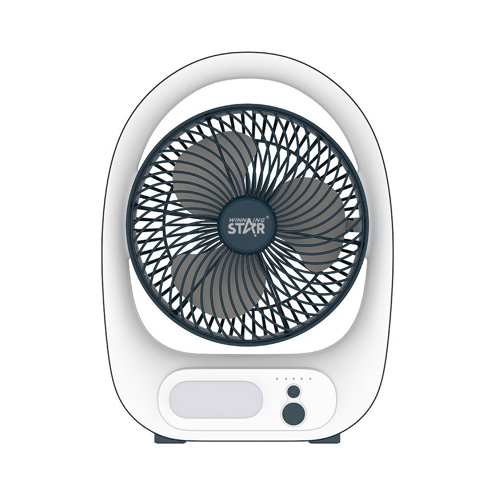 Ventilateur de Table Sans Fil ST-4054 - 8 Pouces, 3 Pales, USB avec Port TYPE-C