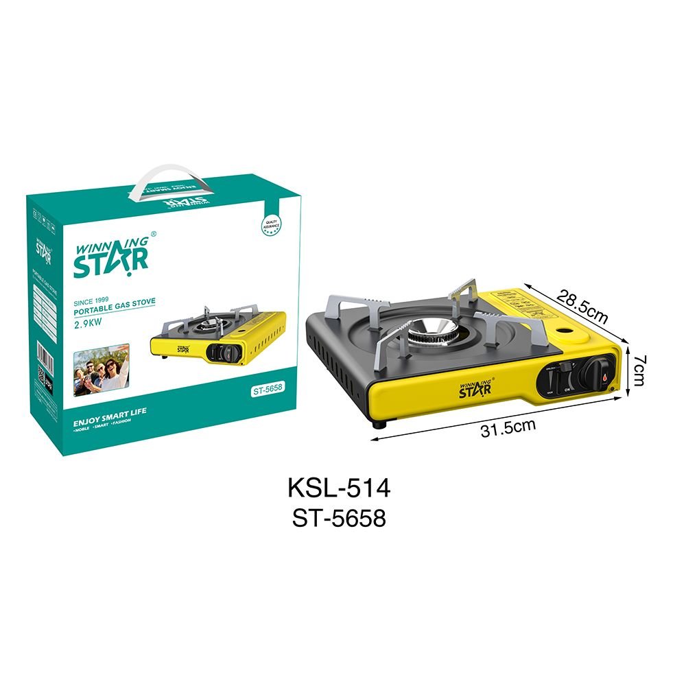 ST-5658 Réchaud à Gaz Portable 2.9KW 10000 BTU