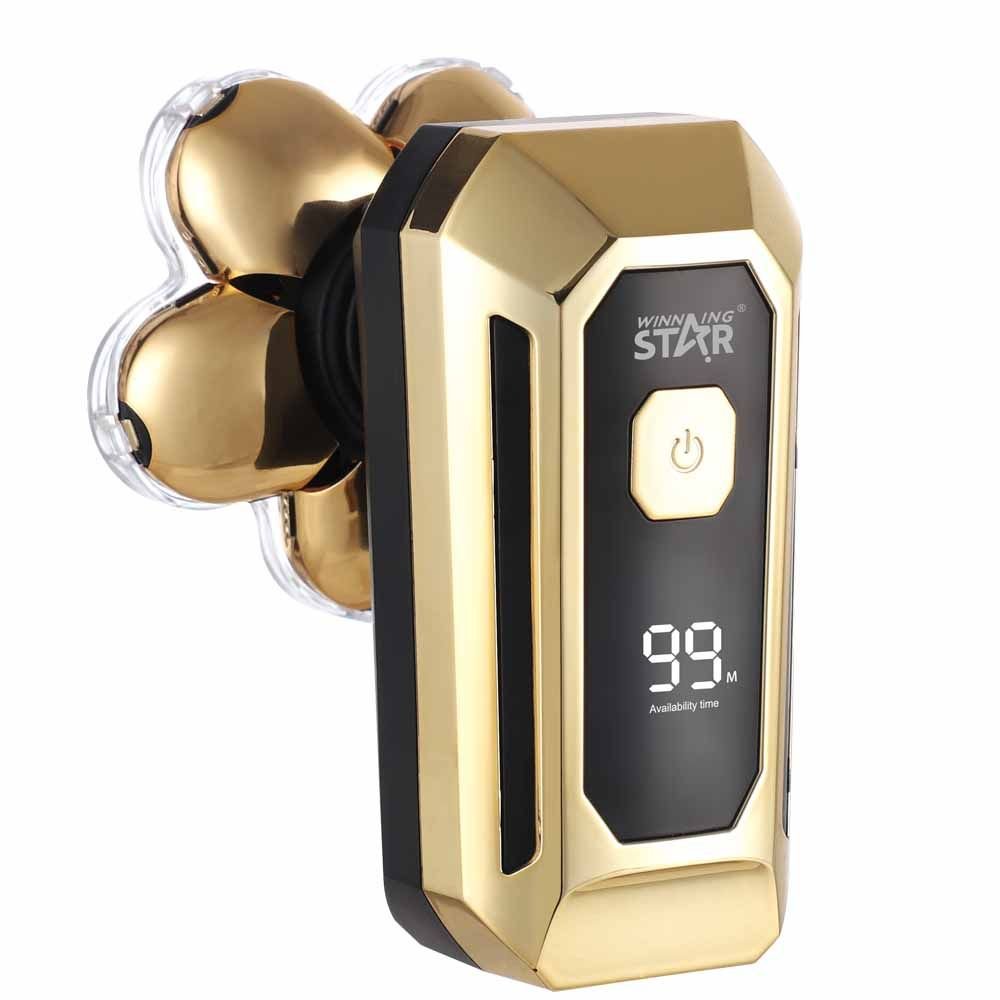 Tondeuse à Cheveux Rechargeable 6 Lames pour Crâne Rasé ST-5645