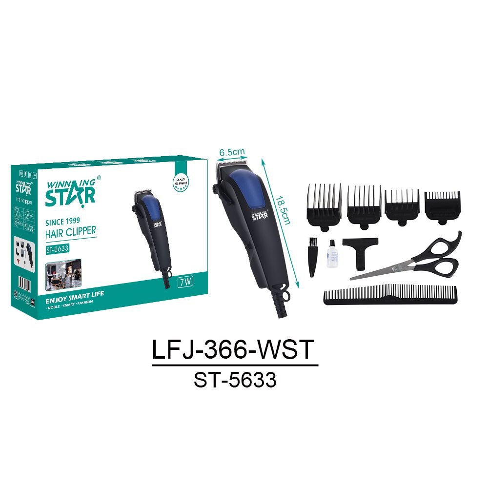 ST-5633 Tondeuse à Cheveux Électrique 7W