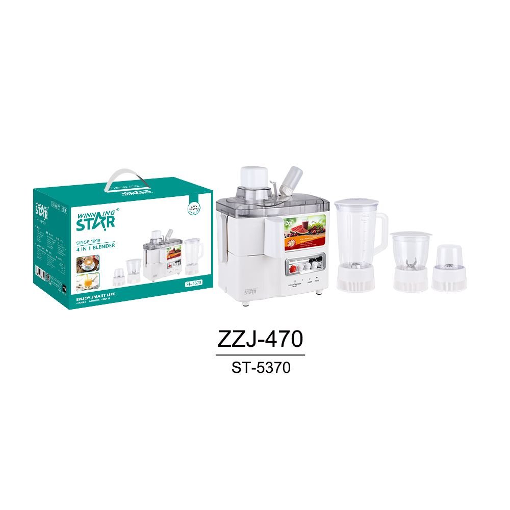 ST-5370 WINNING STAR Extracteur de Jus Électrique Multifonctionnel 400W 1L - 3 Vitesses