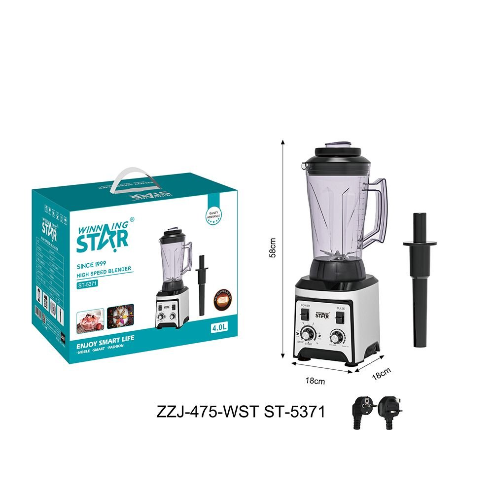 ST-5371 WINNING STAR Blender Brise-Glace Professionnel 1500W 4L