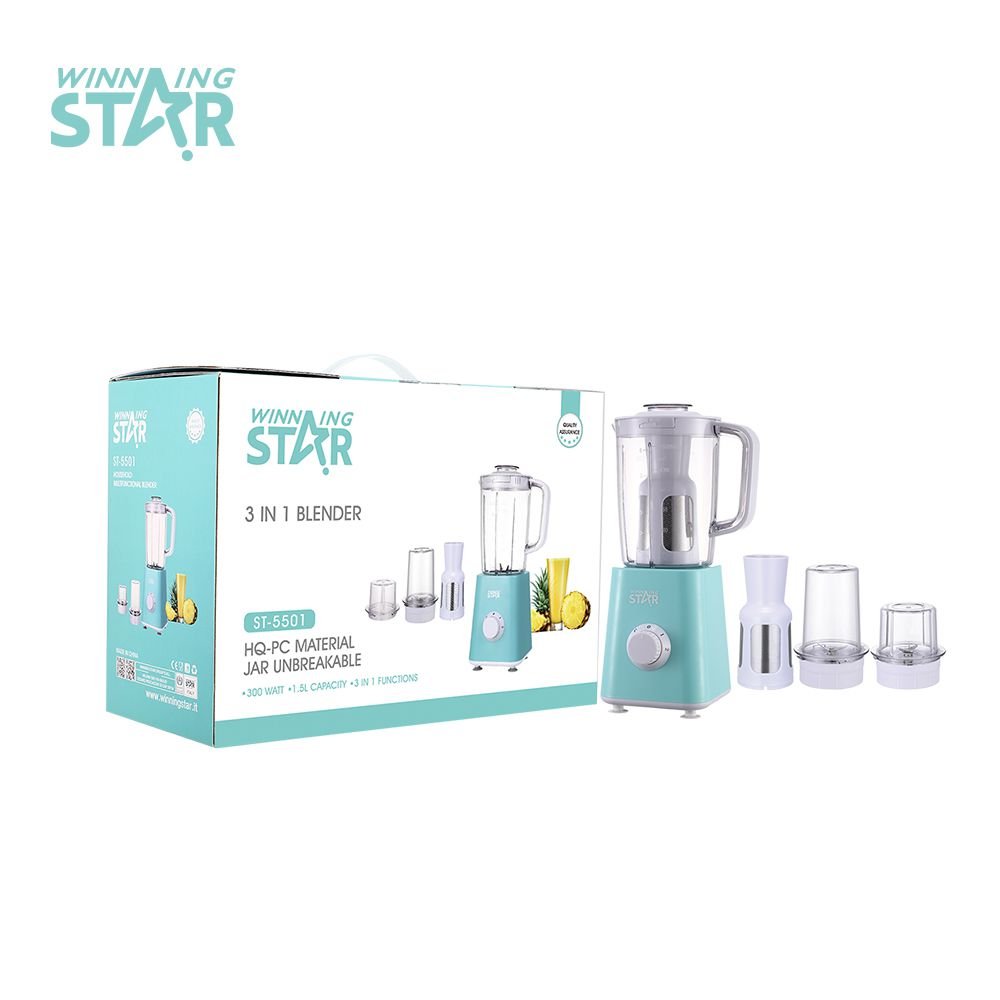 ST-5501 Blender Multifonction 3 en 1 - Nouveau Design