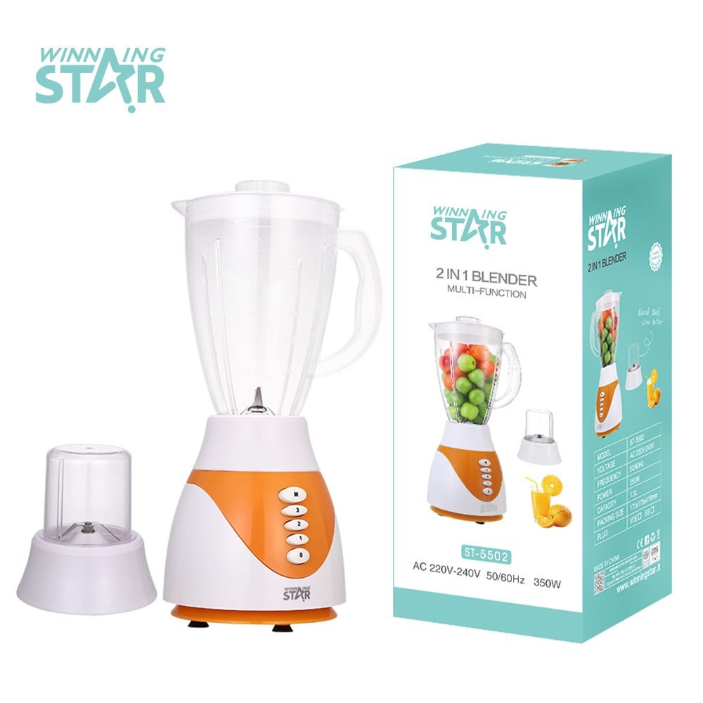 ST-5502 Mixeur-Presse-Agrumes 2 en 1 Haute Qualité - Extracteur de Jus Électrique