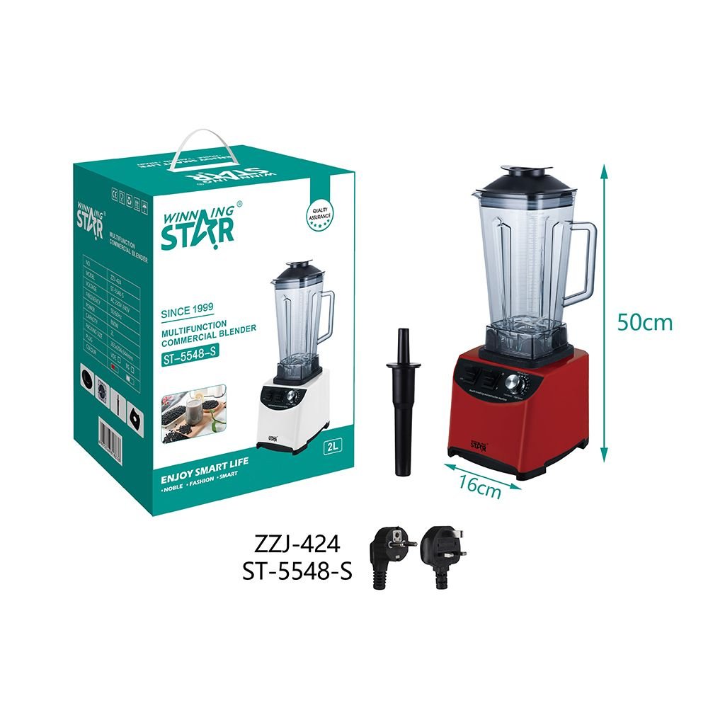ST-5548-S Blender Casse-Muraille 800W 2L - Machine de Cuisine Multifonction