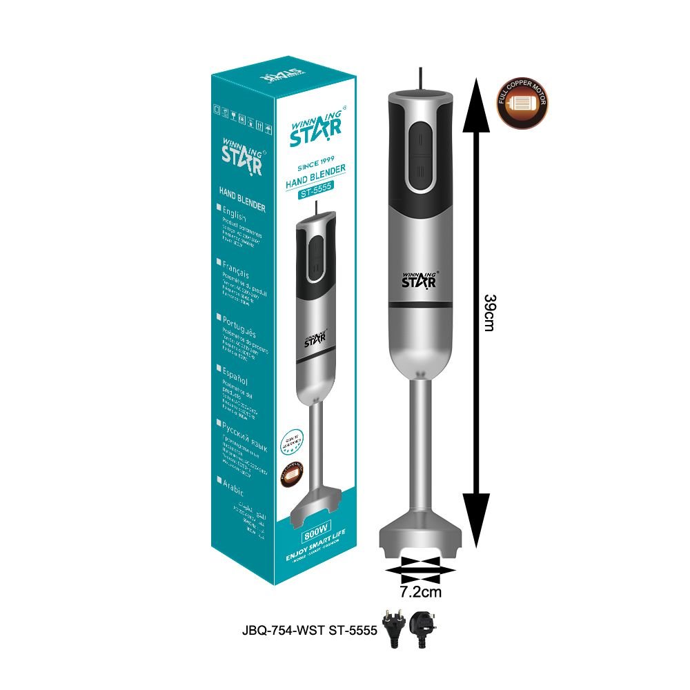 Mixeur Plongeant Multifonctionnel WINNING STAR ST-5555 - 800W