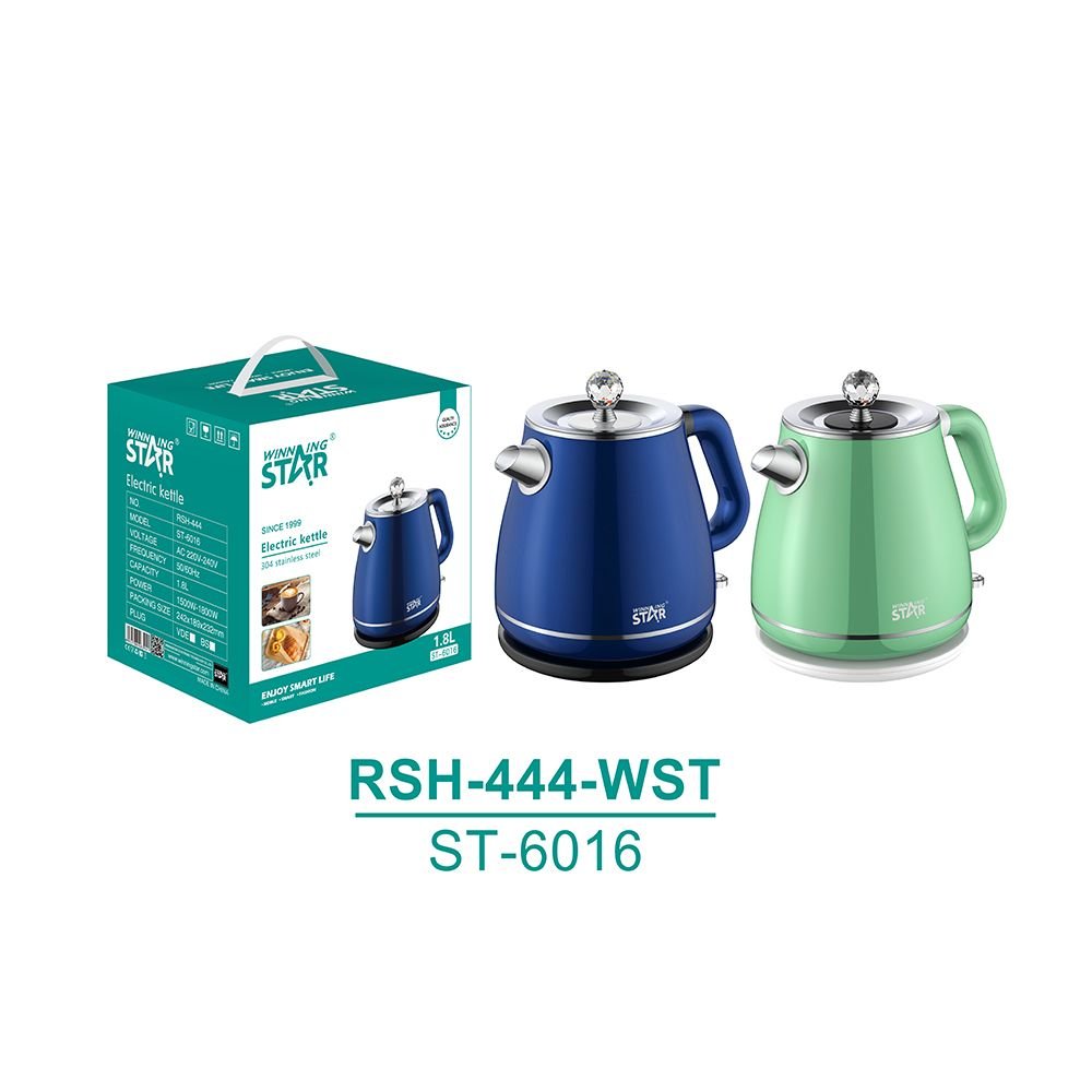 Bouilloire Électrique Double Paroi 1.8L avec Contrôle de Température - ST-6016