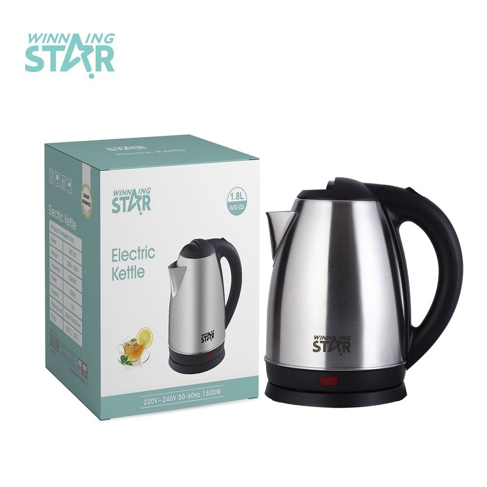 WST-05 Bouilloire Électrique en Acier Inoxydable 1.8L - Best-seller