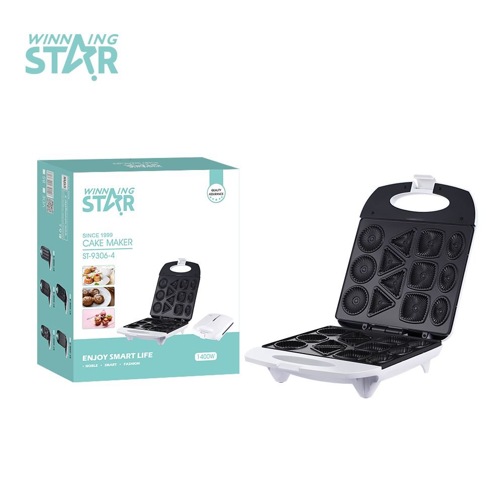 ST-9306-4 Appareil à Sandwich Multifonction - Grille-Sandwich Électrique Professionnel