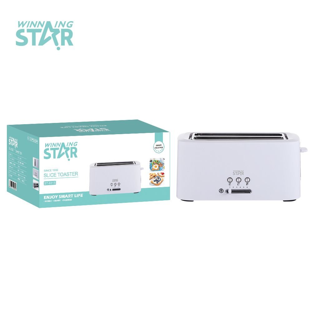 Grille-Pain Sandwich Toaster 4 Tranches ST-9313 - Appareil à Croque-Monsieur Professionnel