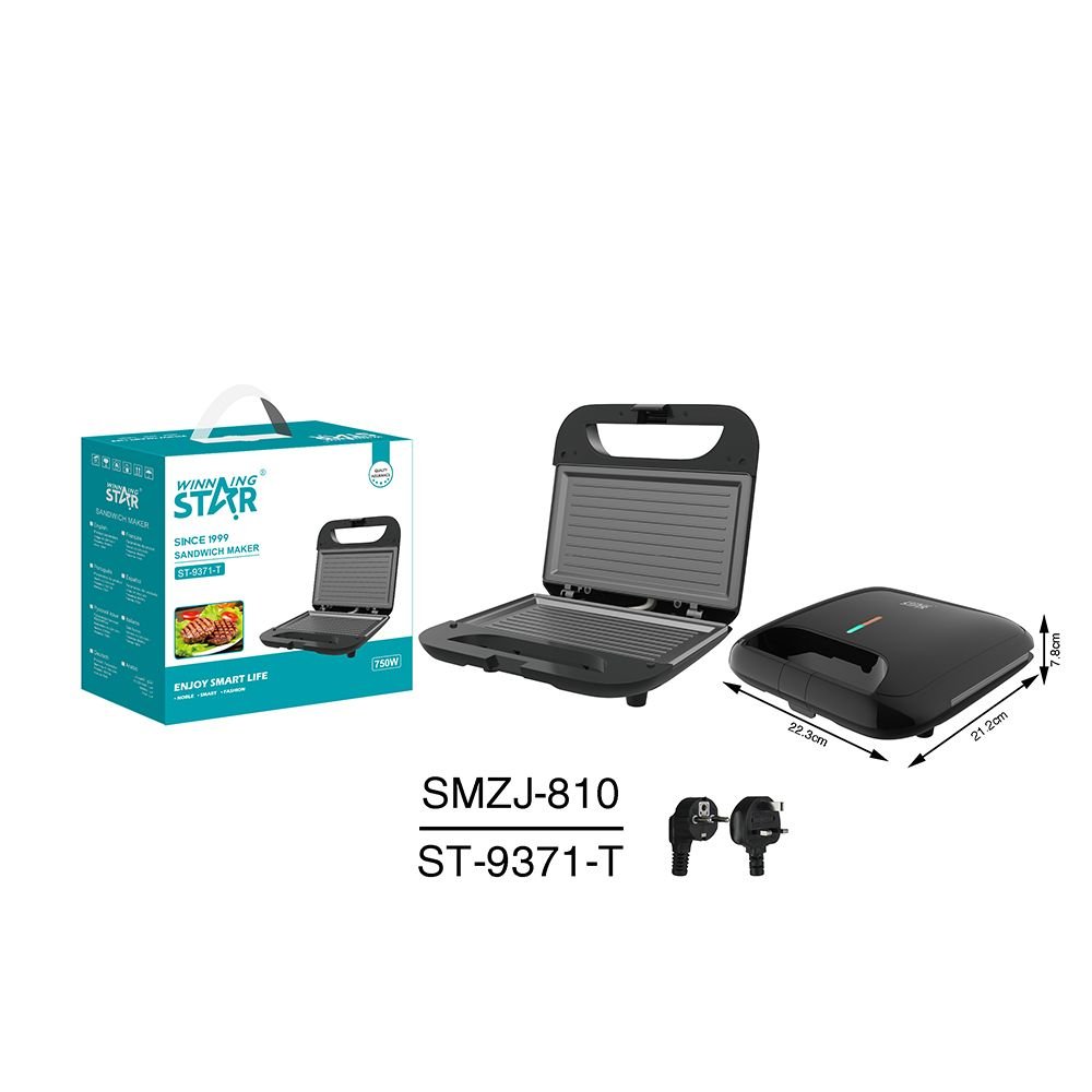 Appareil à Croque-Monsieur Grill ST-9371-T WINNING STAR 750W