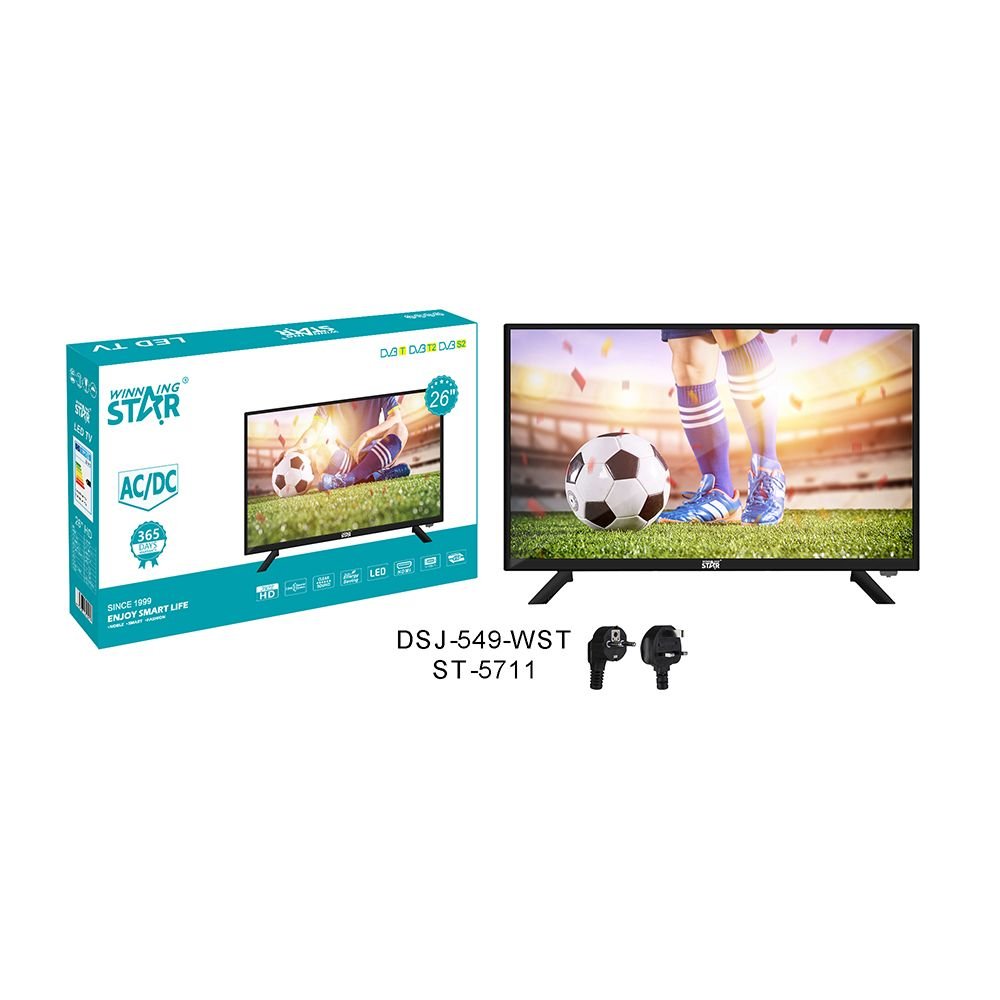 ST-5711 Téléviseur LED Digital 26 Pouces 1080P