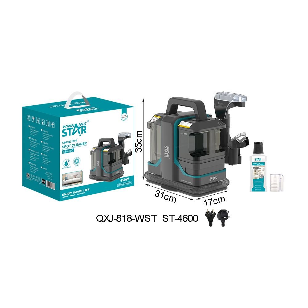 ST-4600 WINNING STAR - Aspirateur Portable 450W pour Tapis et Taches