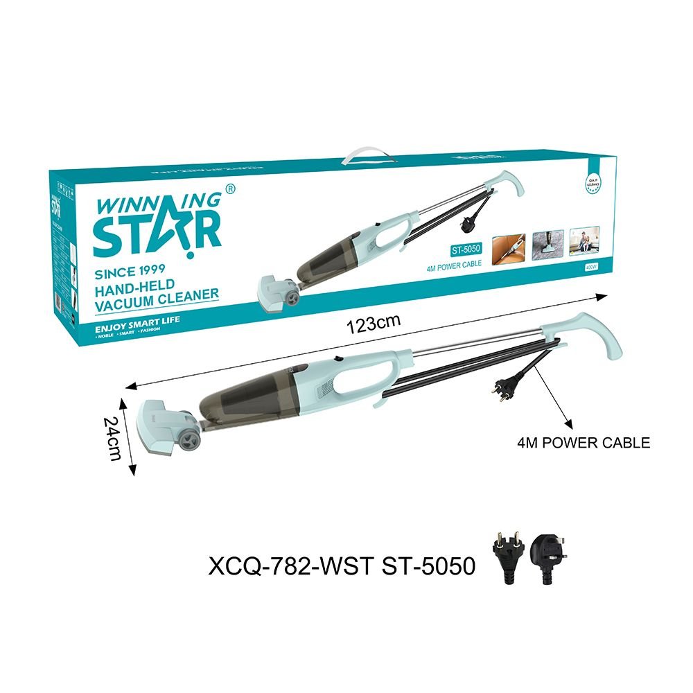 ST-5050 WINNING STAR Aspirateur Balai Filaire à Main 400W 13.5kPa 800ml