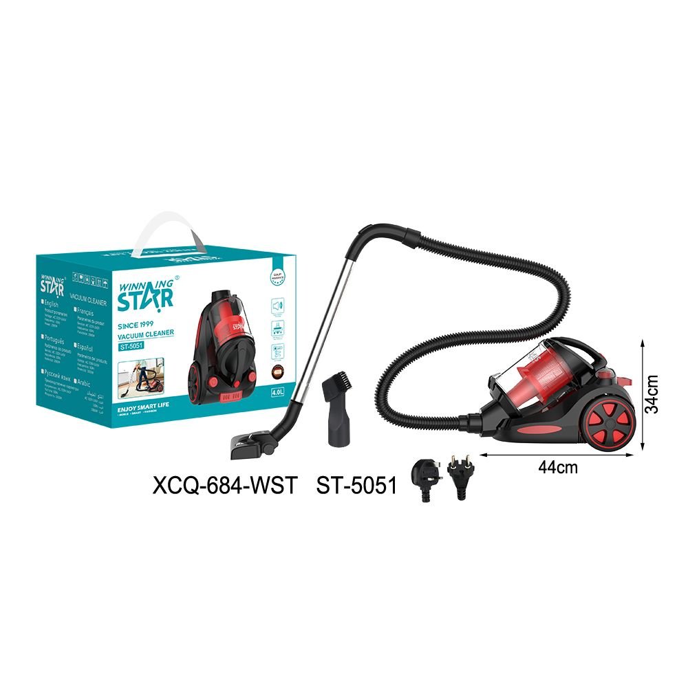 ST-5051 WINNING STAR Aspirateur Traîneau Sans Sac 2000W 4L
