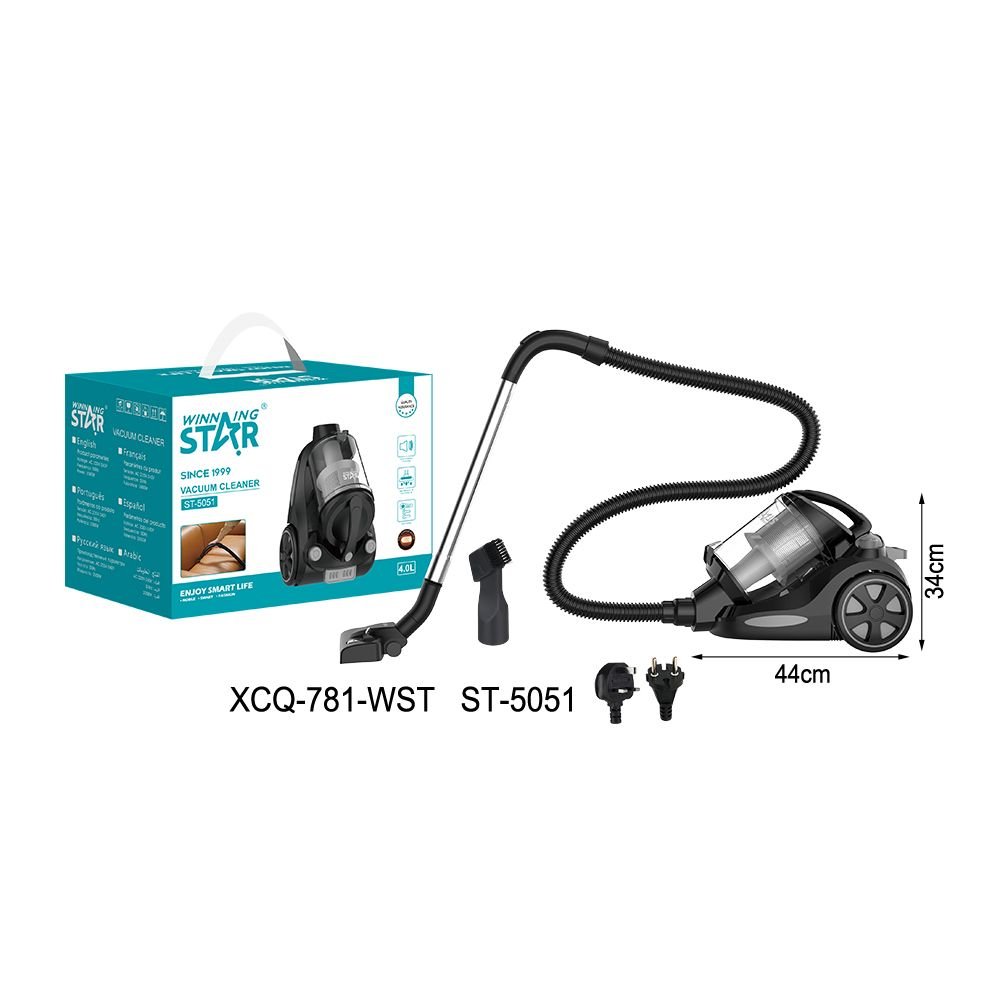 ST-5051 WINNING STAR Aspirateur Traîneau Tourbillon 2000W 4L
