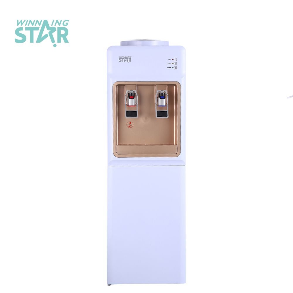 WST-34B Fontaine à Eau Réfrigérée Design - Distributeur d'Eau Chaude et Froide sur Pied