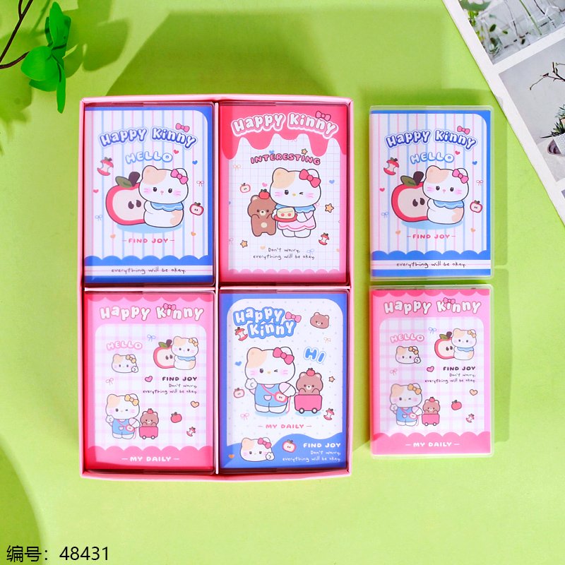 Carnet à spirale HAPPY KINNY - Lot de 24 unités