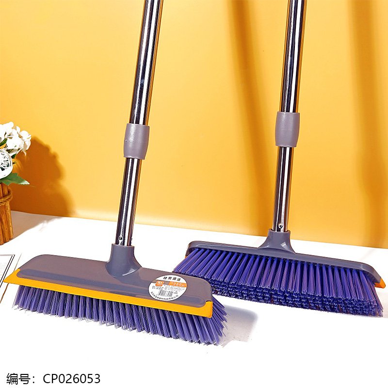 Brosse à sol rétractable multi-usage 3539 avec grattoir intégré