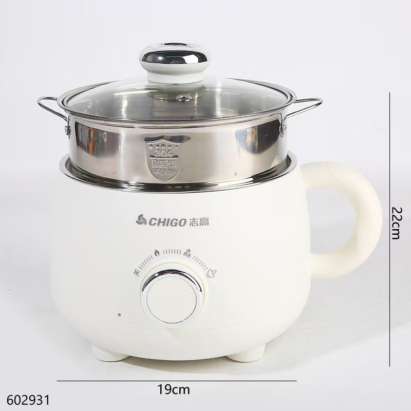 Casserole à manche unique Chigo 18cm - Norme nationale - Intérieur inox 304