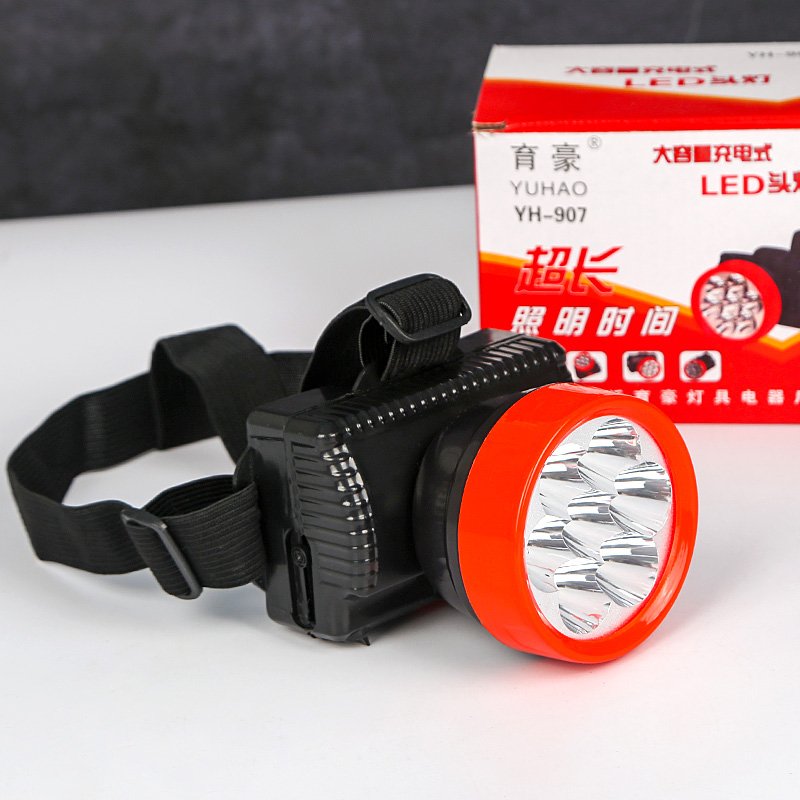 Lampe frontale LED 907 Yuhao - Éclairage portable rechargeable