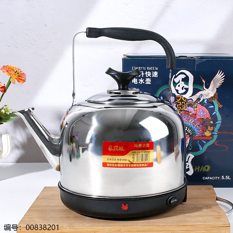 Bouilloire Électrique Rapide Guochao 5.5L Grande Capacité