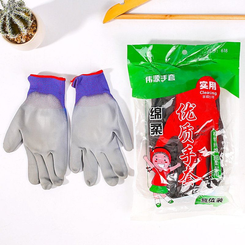 Gants de protection en PU enduit - Lot de 6 paires