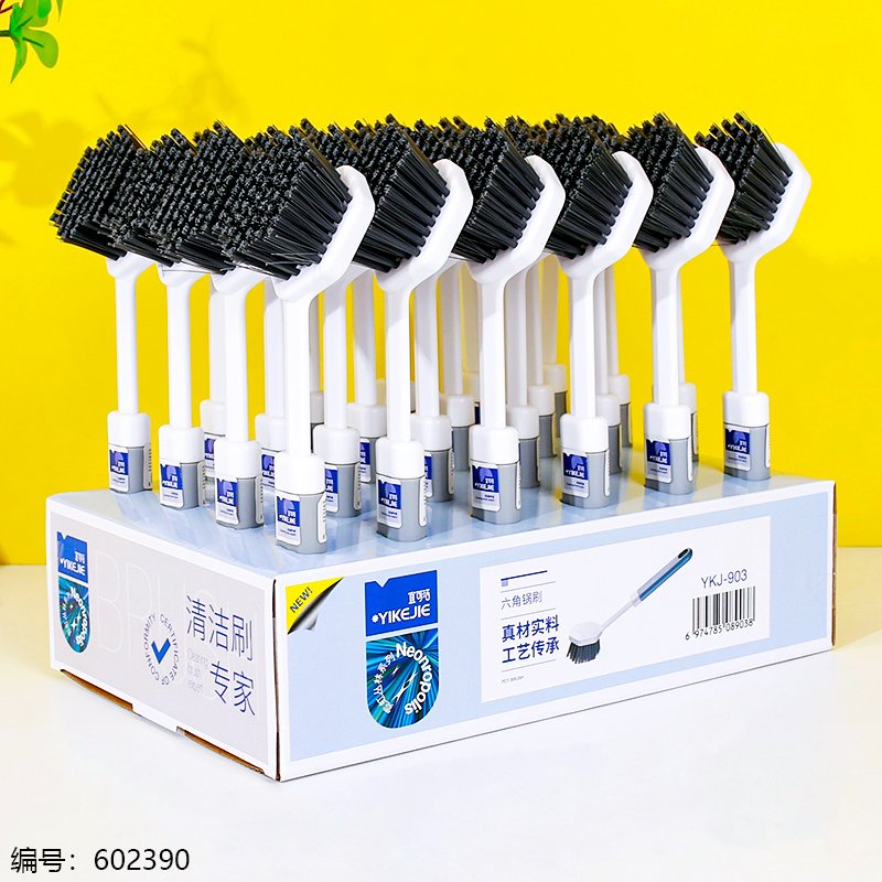 Brosse à récurer hexagonale 903 - Brosse pour casseroles et pots
